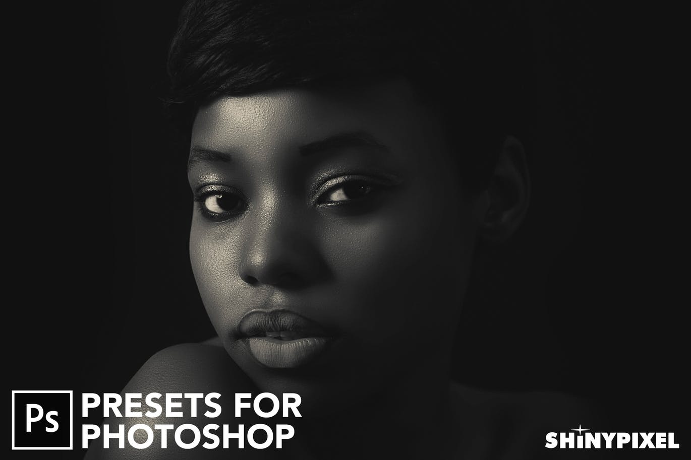20款摄影大师级别黑白色调风格生成PS预设v2 Monochromatic Vol. 2 – 20 Photoshop Presets插图