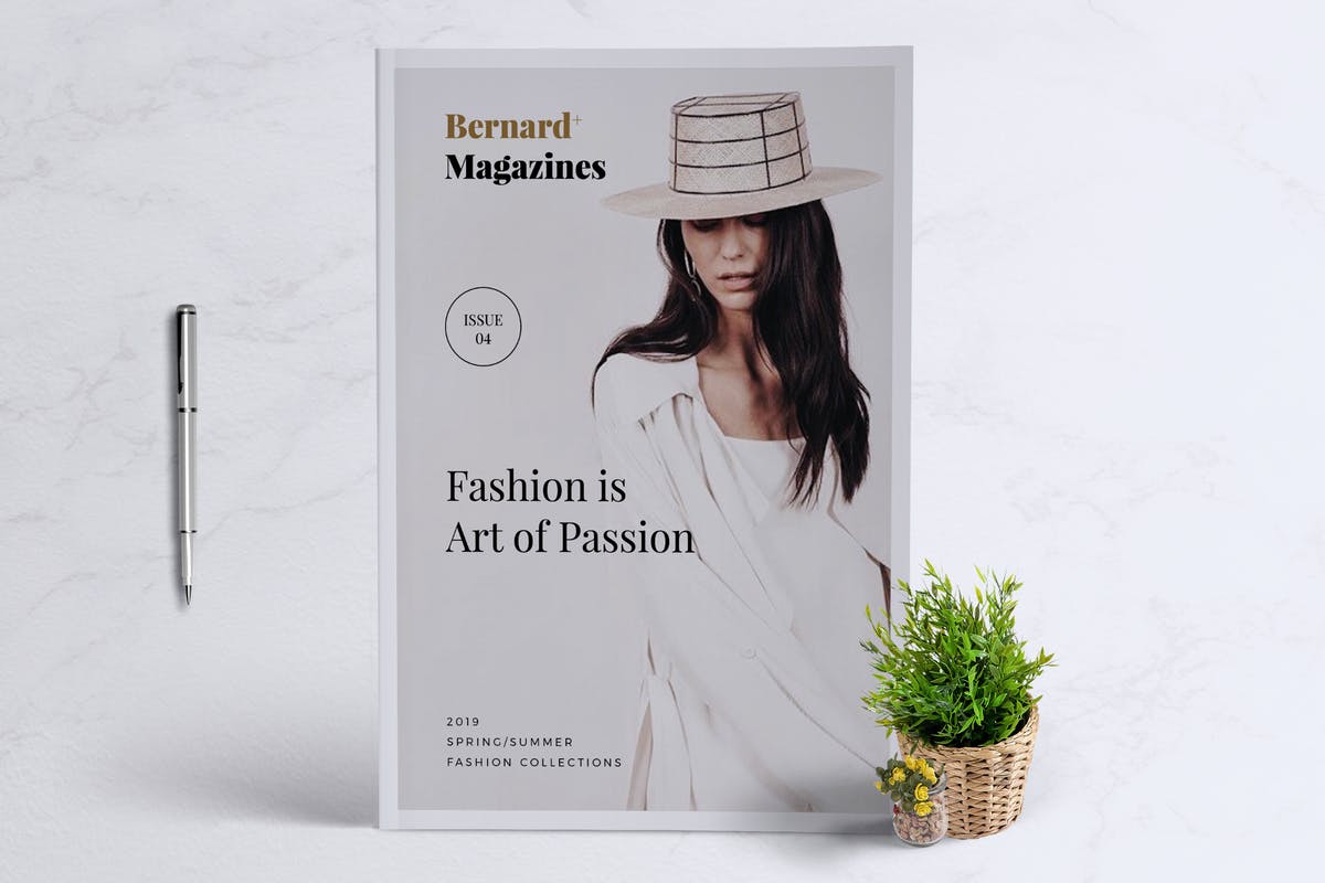 时尚杂志/品牌画册/企业宣传册设计模板 BERNARD – Fashion Magazine插图