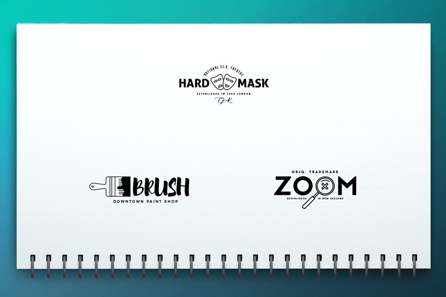 100款西方图文Logo模板合集 100 Fresh Logo Templates Vol.2插图(32)