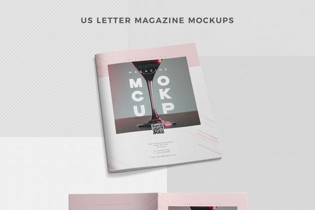 43款个性独家杂志样机模板 43 Magazine Mockups Bundle插图(5)