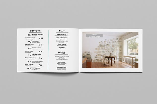 横向规格企业画册&产品目录设计模板 Landscape Magazine插图(1)