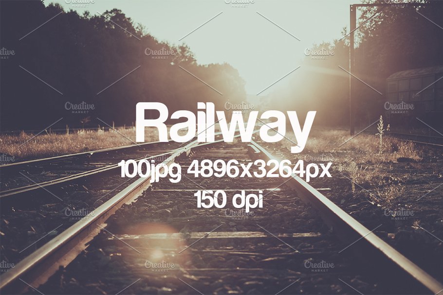 100张铁路轨道主题高清照片 railway photo pack插图