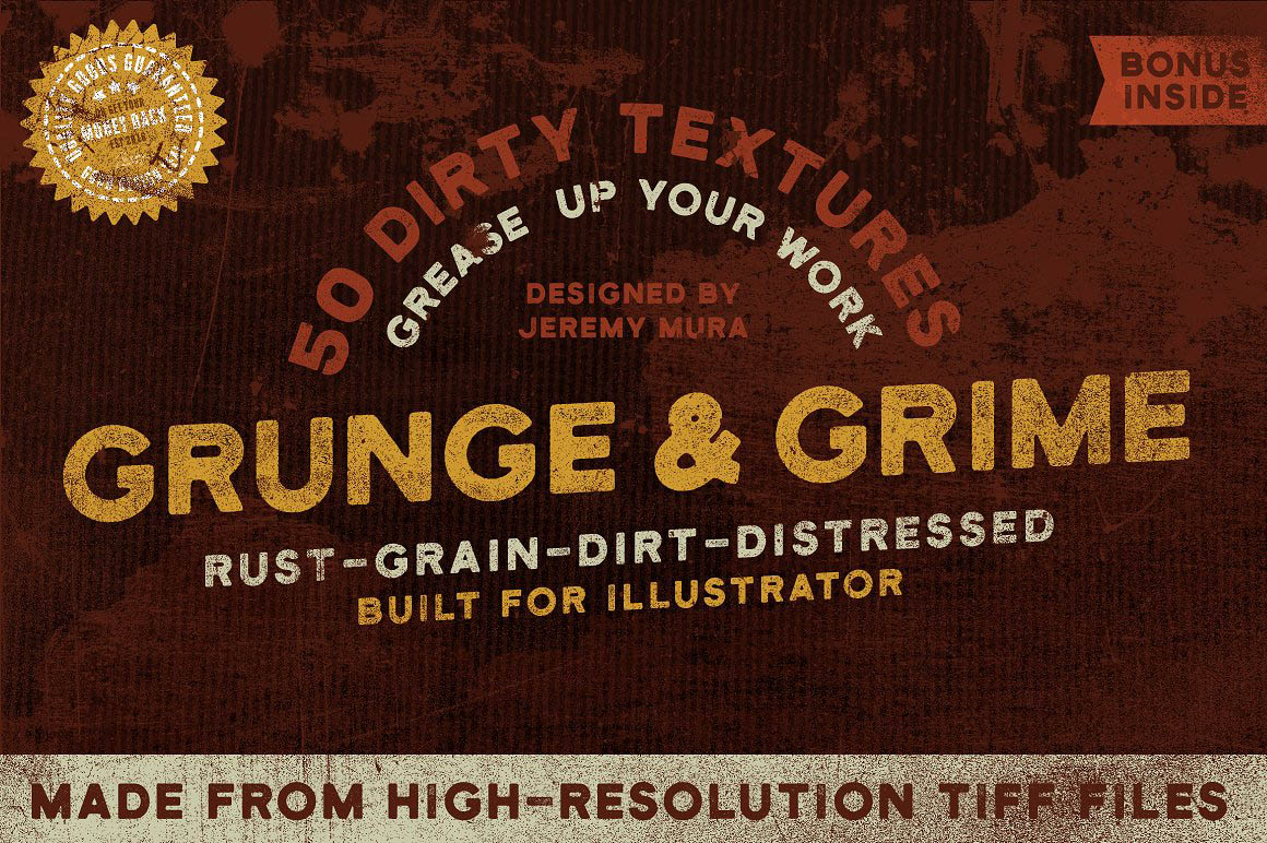 一组做旧纹理素材 10 Free Grunge Textures [TIF]插图