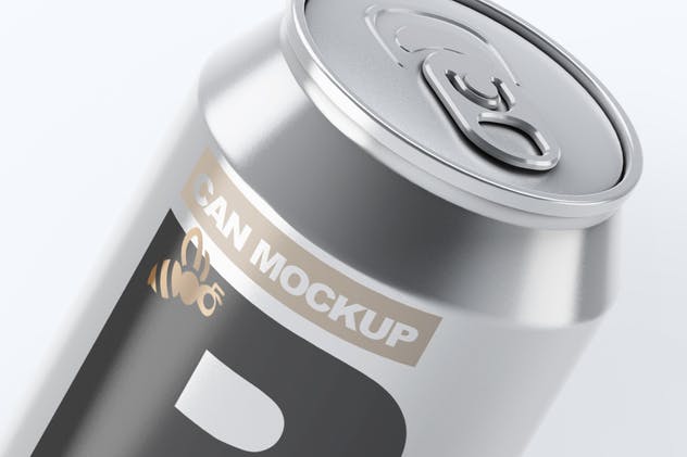啤酒易拉罐外观包装设计样机模板 Beer Can Mock-Up插图(3)