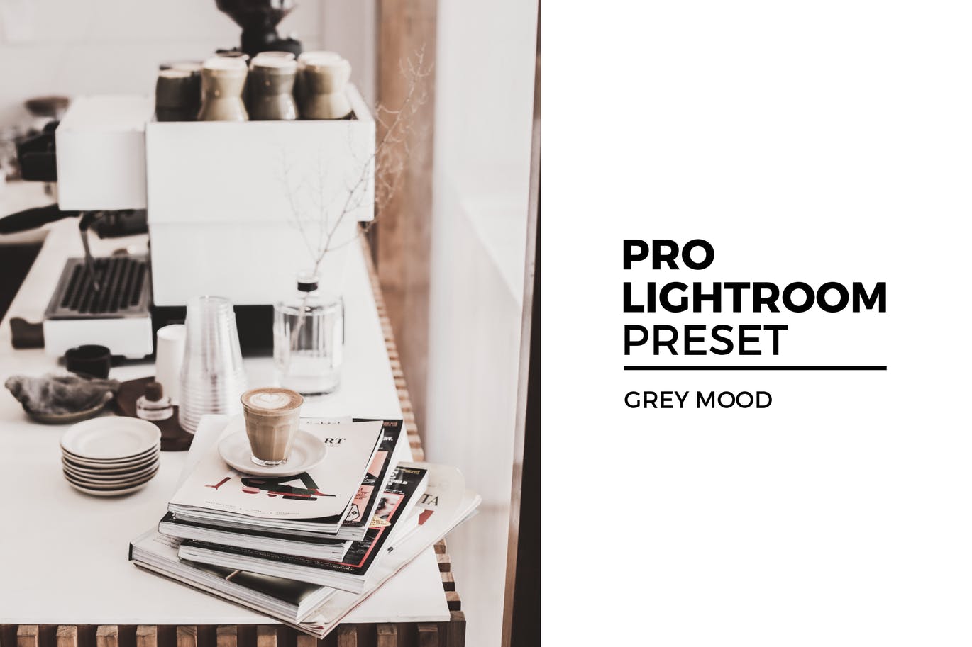 照片后期浅色调LR调色预设 Grey Mood Lightroom Preset插图