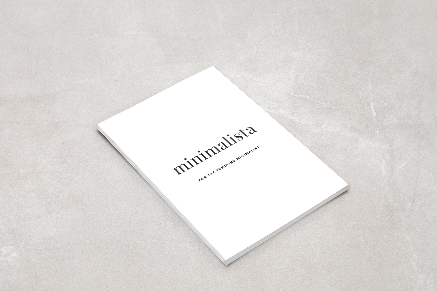 多用途的设计杂志模板 Minimalista Magazine插图5