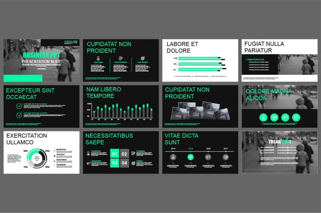 企业市场营销报告PPT演示模板素材 Powerpoint Templates插图1