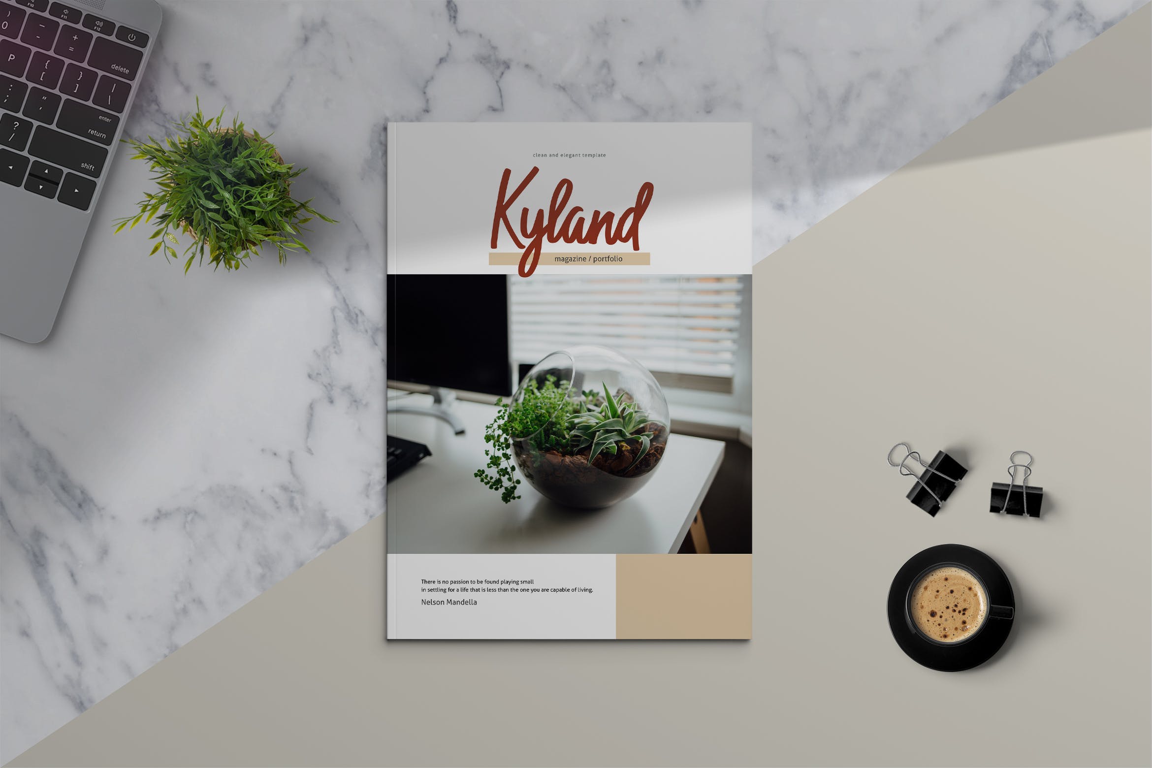 时装/摄影/设计主题杂志&作品集设计模板 KYLAND – Magazine & Portfolio Template插图