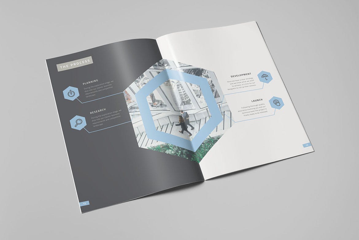 高端创意设计/广告服务公司画册设计模板v2 Corporate Brochure Vol.2插图6