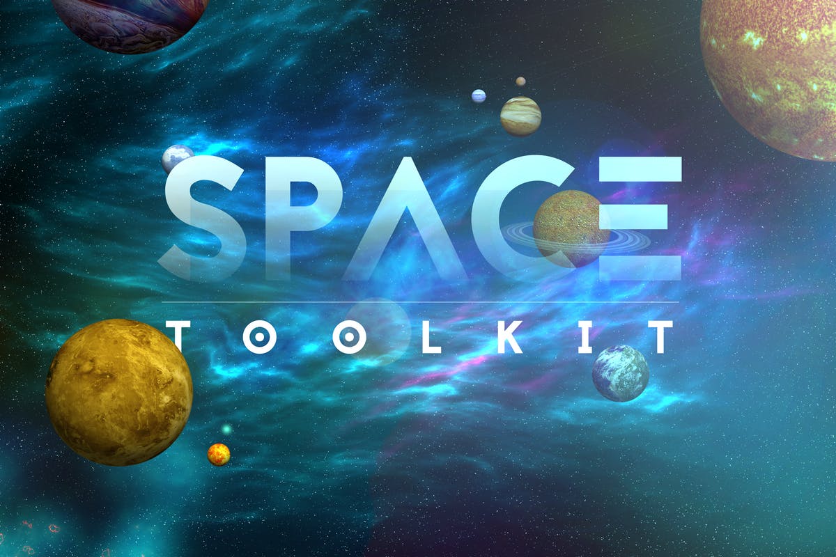 太空元素设计素材套件 Space Toolkit插图