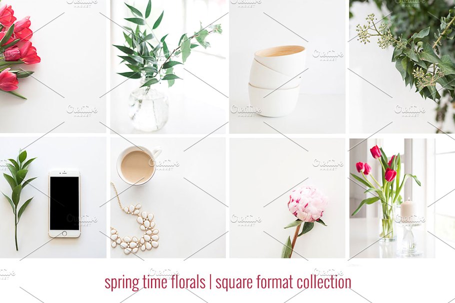 8款花卉装饰场景背景图片 Stock Photos | 8 Floral Images插图(1)