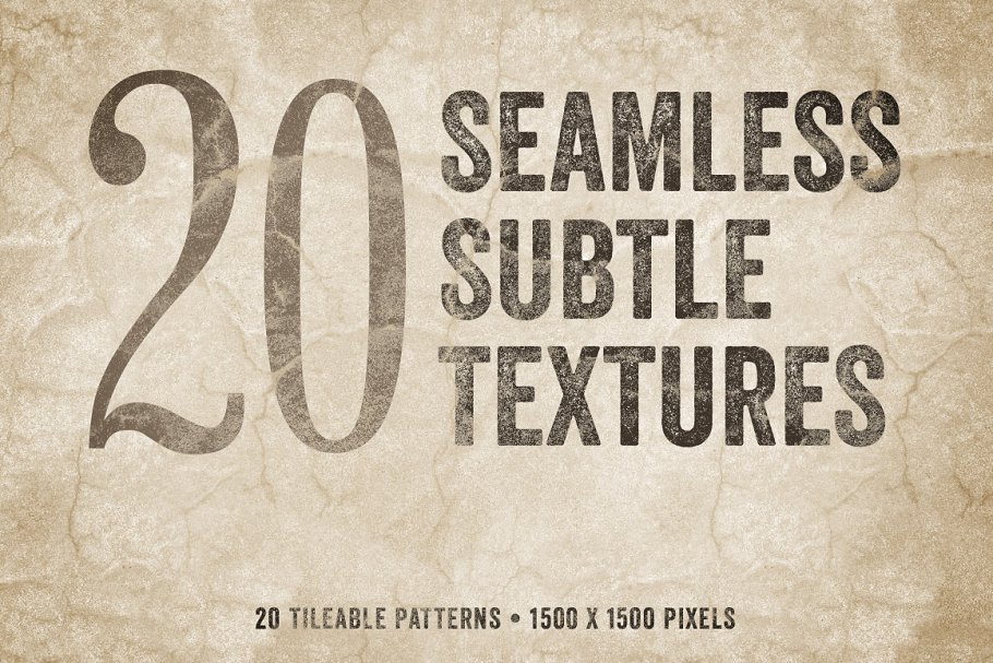 20款细微沙砾无缝纹理 Seamless Subtle Textures Volume 1插图