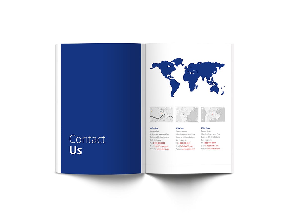 时尚高端配色的简约企业画册楼书杂志品牌手册设计模板（indd）插图8