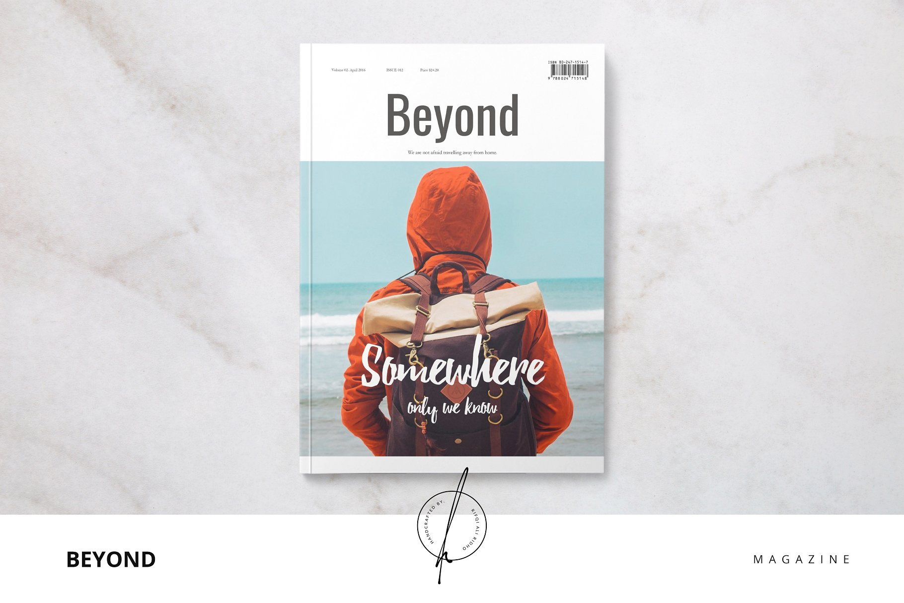 旅行摄影社交主题杂志模板 Beyond Magazine插图