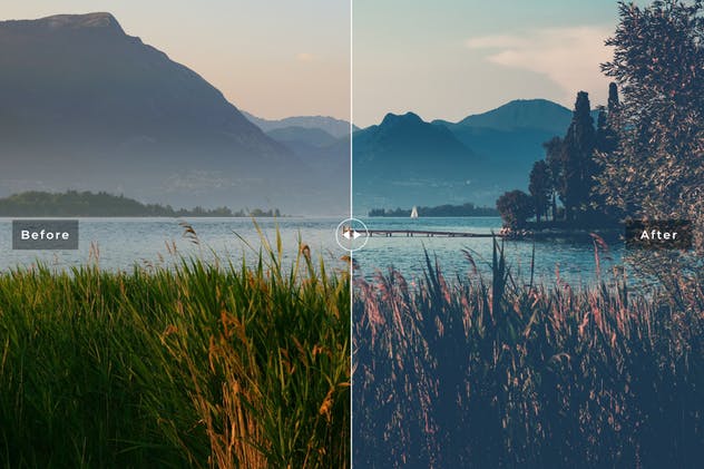 风光景色照片后期处理调色效果PS动作 Landscape Photoshop Actions插图(3)