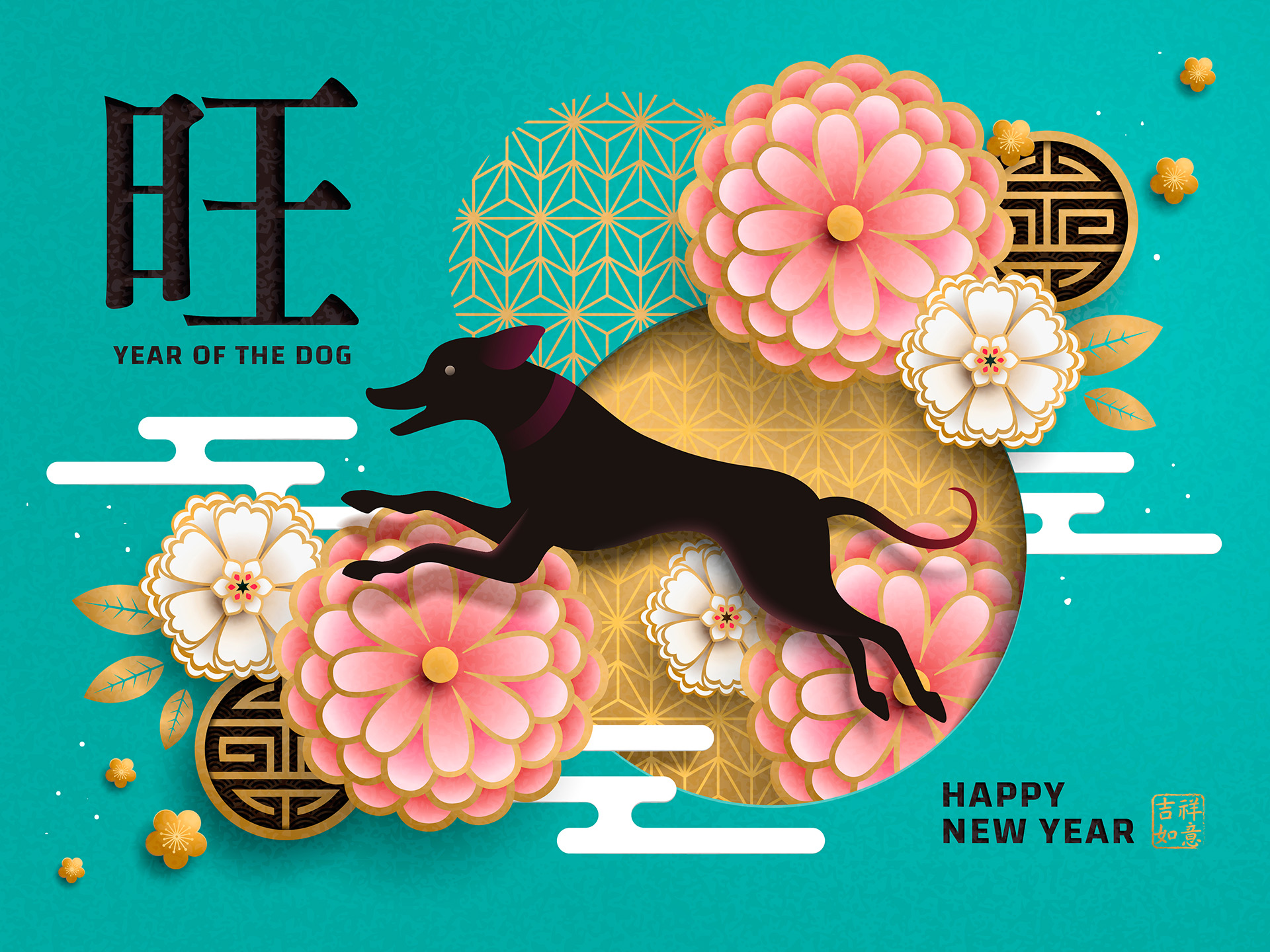 高品质中国传统春节新年元素素材EPS插图12