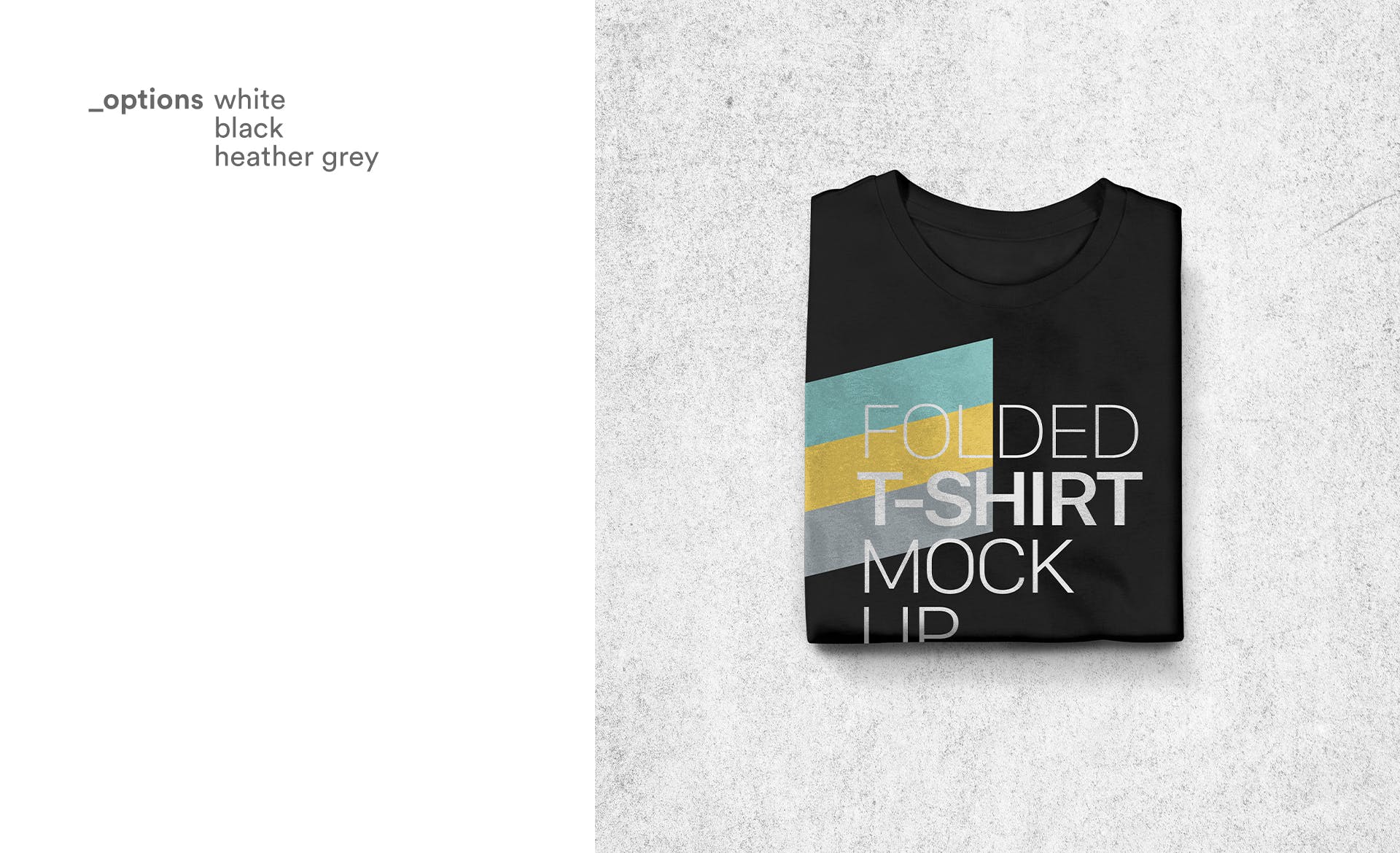 T恤外观设计折叠效果图样机模板v2 T-shirt Mockup Vol 02插图(1)