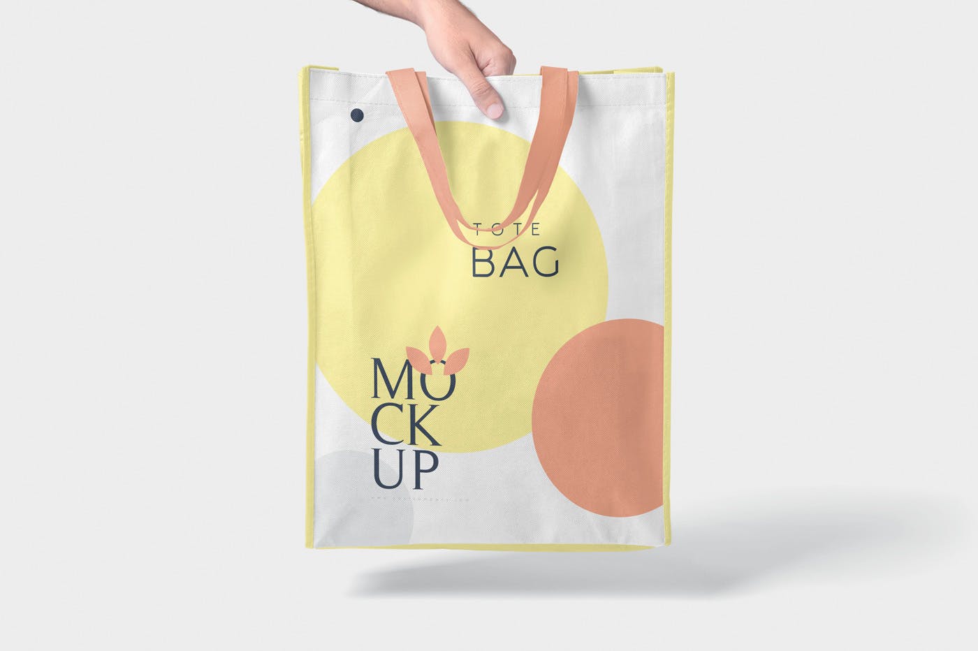 4个购物手提包购物袋外观设计效果图样机 4 Tote Bag Mockups插图(3)