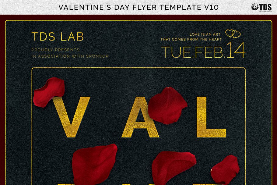 情人节主题活动传单海报模板 Valentines Day Flyer PSD V10插图(14)
