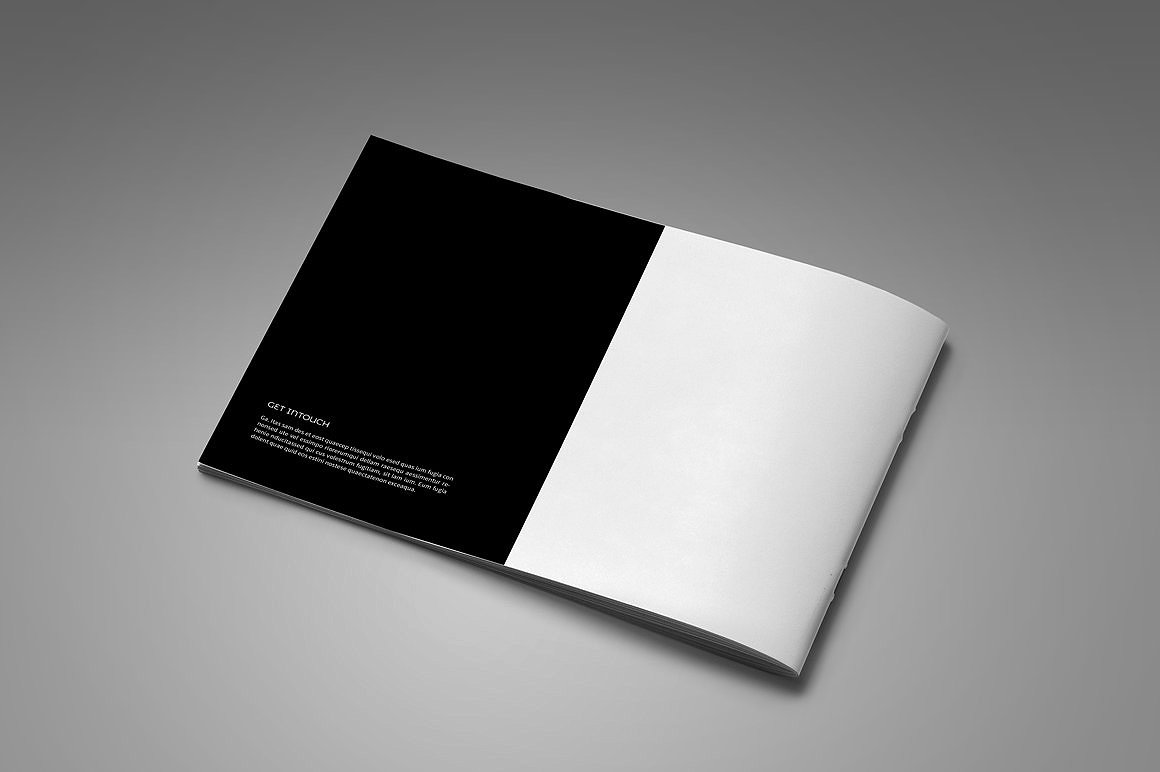 24P专业简洁现代的摄影画册手册杂志楼书设计模板插图13