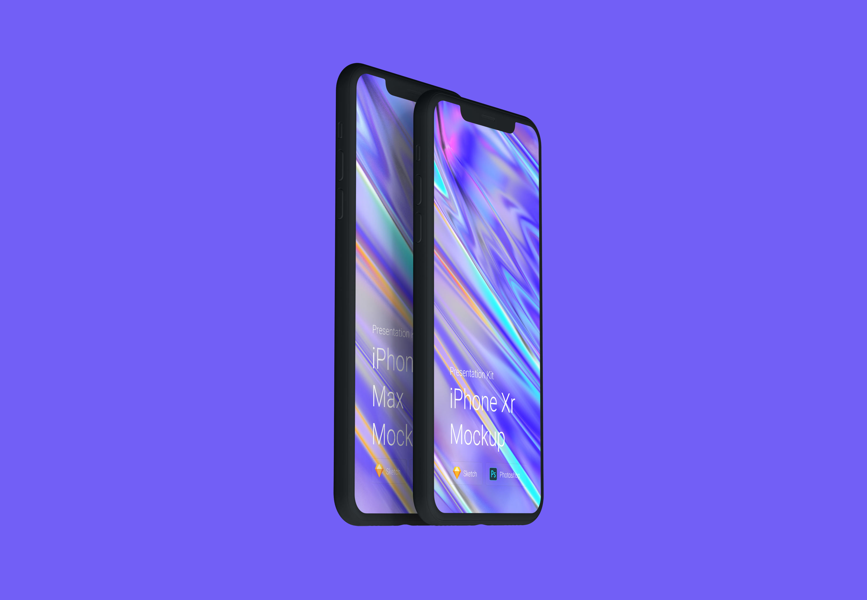 高品质五星好评 iPhone Xs 和 iPhone Xr 样机 [PSD&SKETCH]插图12