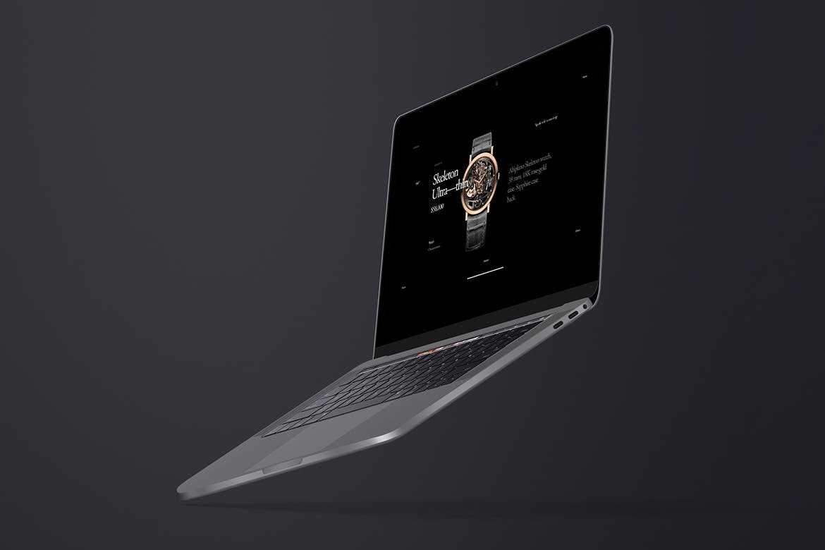 高品质的高端MacBook Pro 2017样机展示模型mockups插图(5)