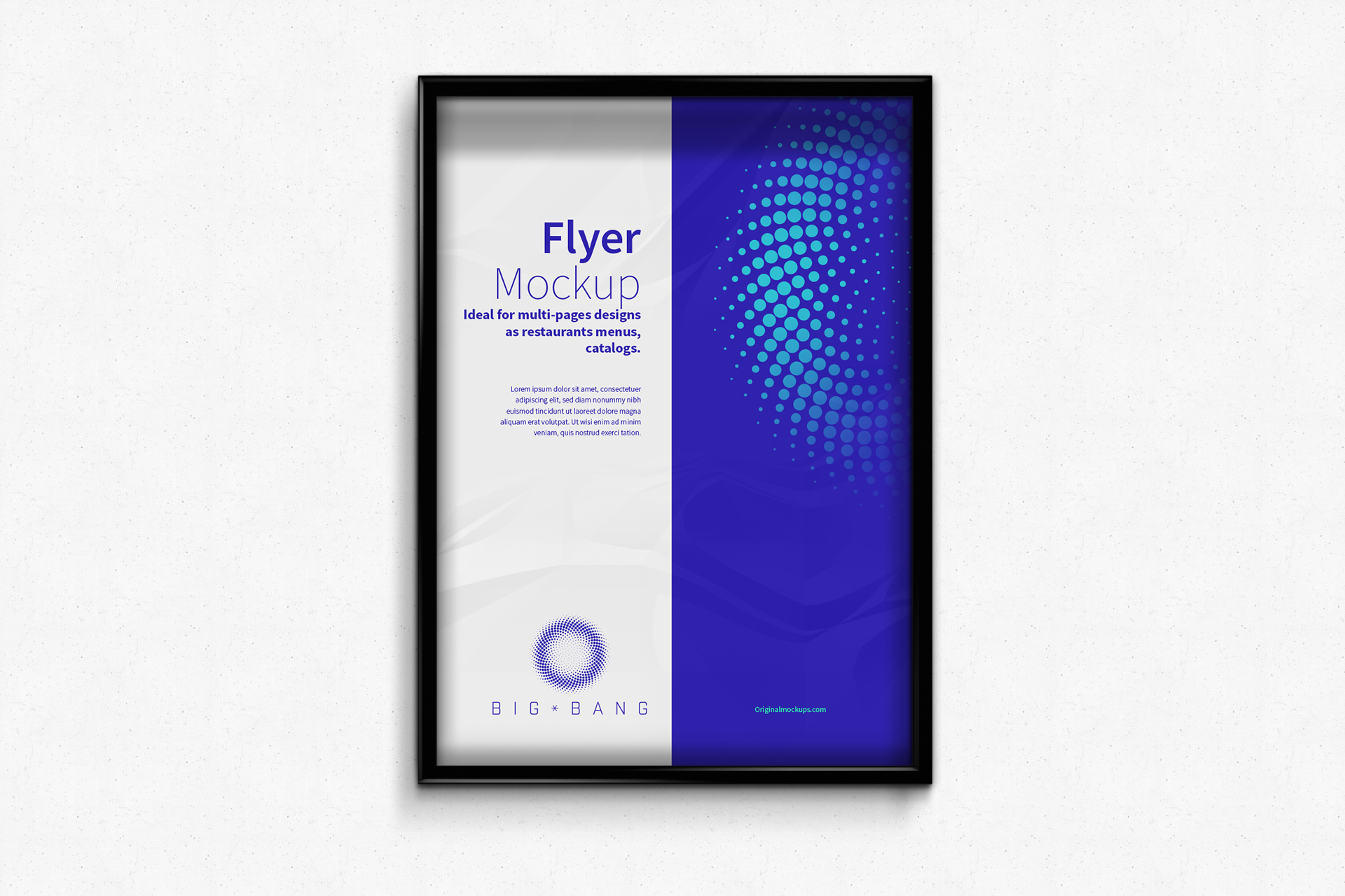 传单&海报设计效果图演示画框样机素材 Flyer – Poster Frame Mockups插图