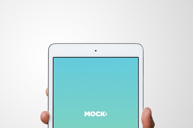 手持iPad Mini设备演示样机模板 iPad Mini Studio Mockups插图(4)