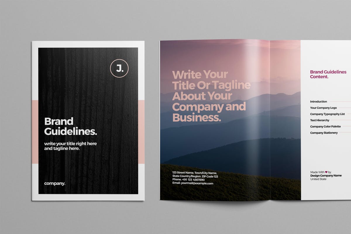 品牌手册/品牌策划文案设计模板 Brand Guideline插图