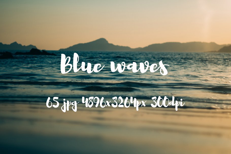 湖光山色高清照片素材 Blue waves photo pack插图(2)