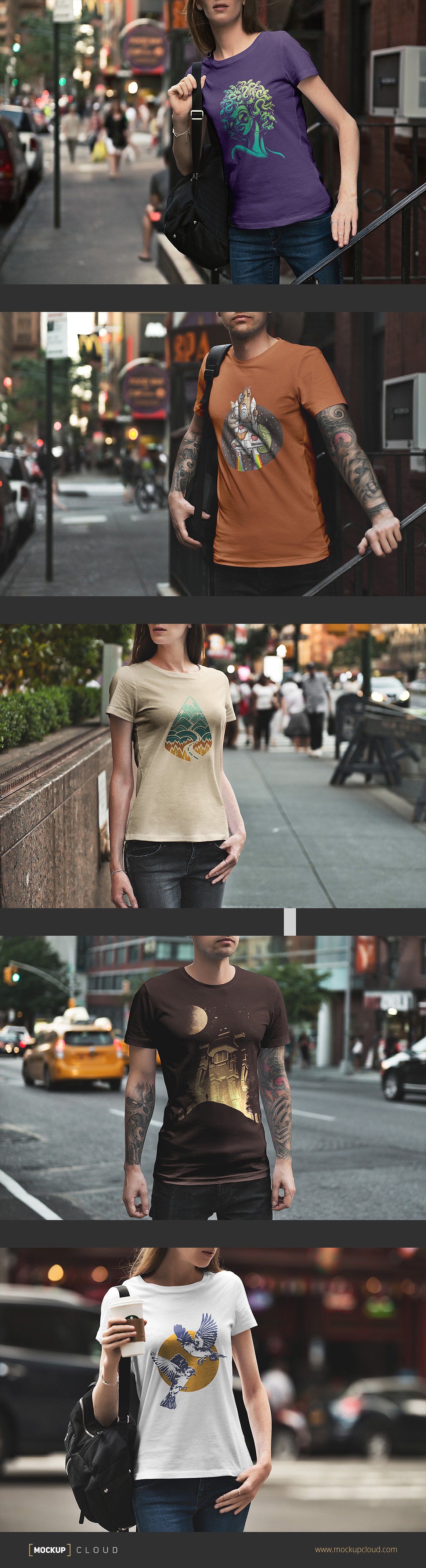 现代城市风格的30件时尚T恤模型插图(4)