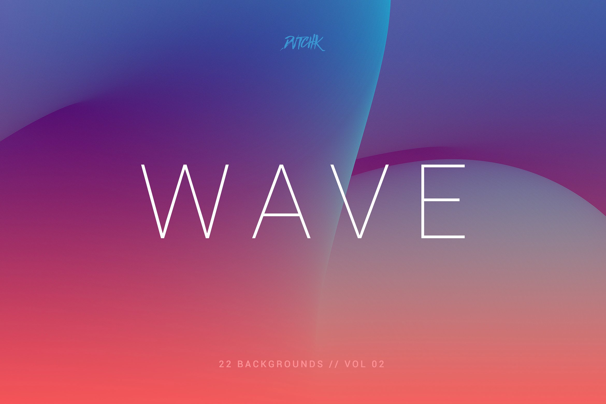 平滑渐变波纹背景v2 Wave | Smooth Backgrounds | Vol. 02插图
