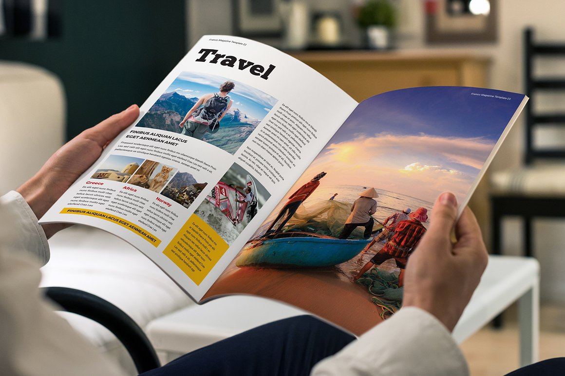 30页时尚的旅行、投资组合杂志模板下载[indd]插图4