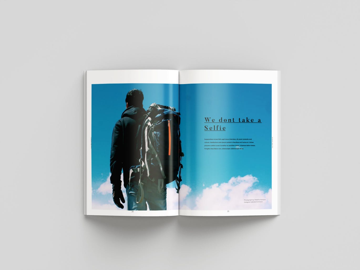 旅行/摄影/品牌主题杂志设计INDD模板 Magazine插图13