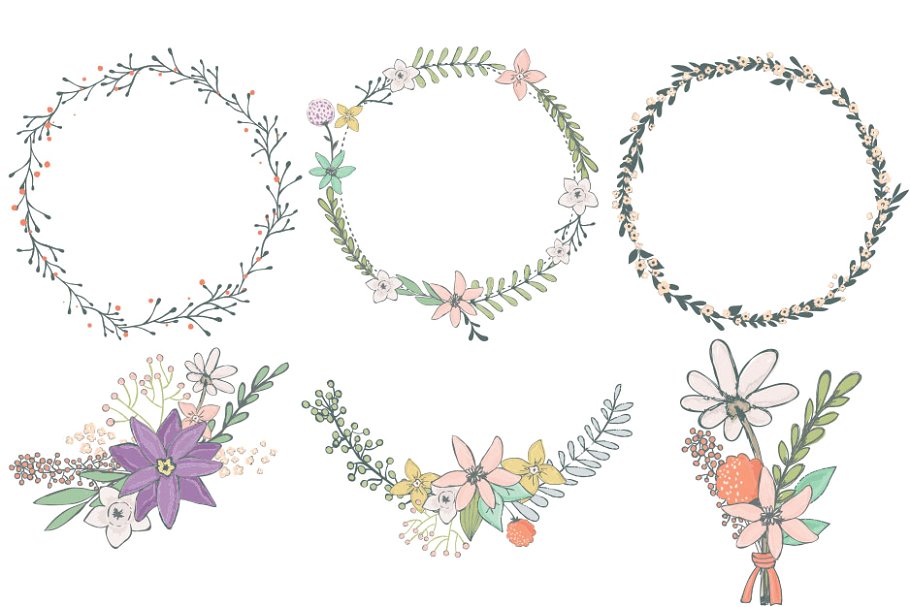 春天插画图案纹理 Spring Illustration and Patterns插图(13)