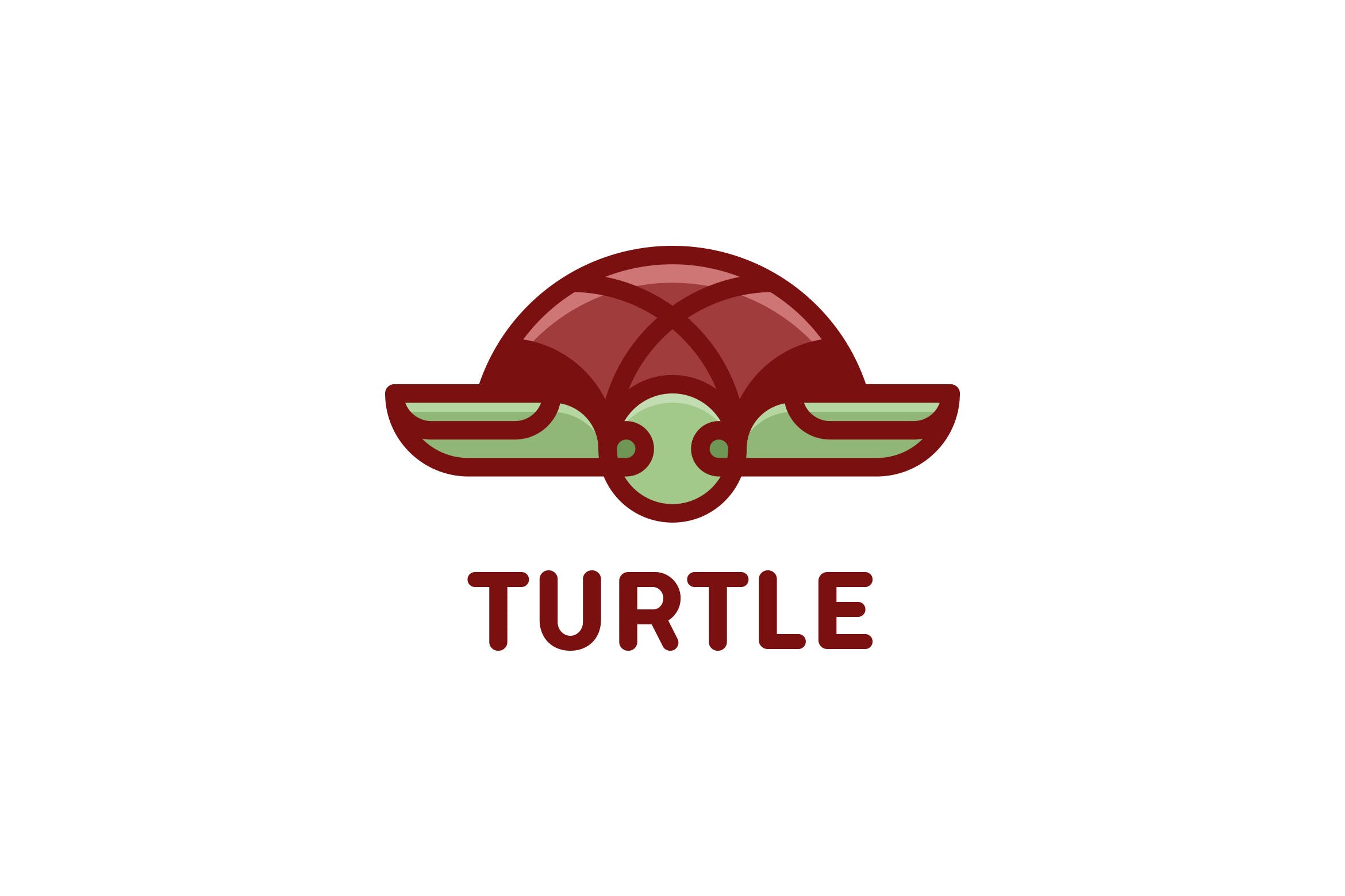 海龟乌龟图形品牌Logo设计模板 Turtle插图