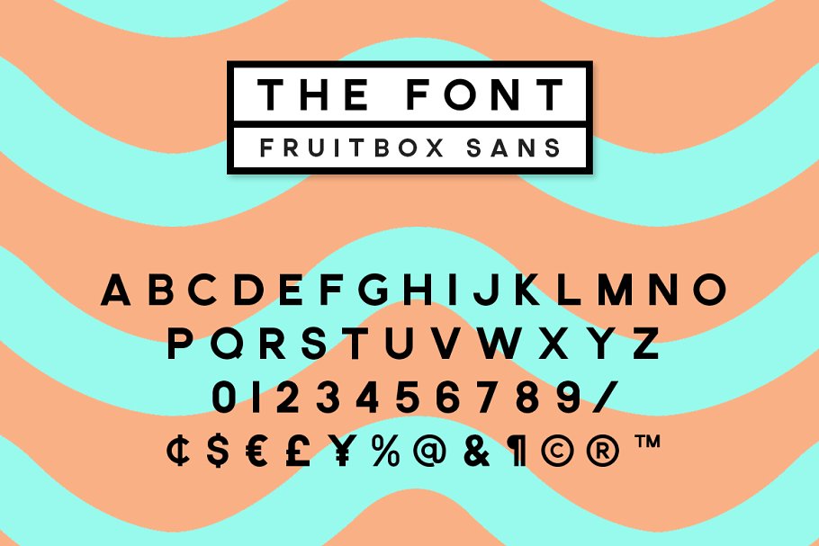 水果设计盒子-字体、纹理 FruitBox – Font. Patterns. Fruit插图2