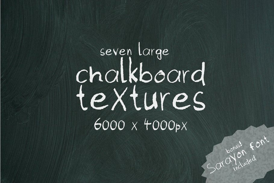 7张带污渍黑板照片素材背景 7 chalkboard textures插图