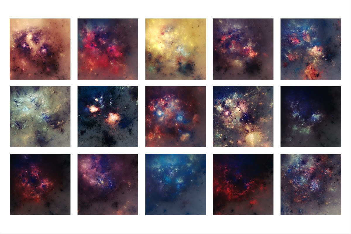 创意抽象纹理系列：15款类星云抽象纹理合集 Color & Light插图6