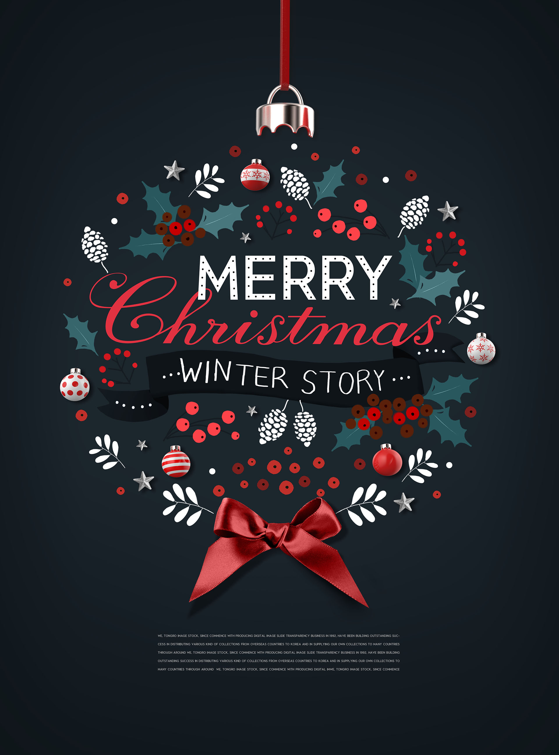 韩国素材：好用的圣诞节海报广告模板PSD插图5