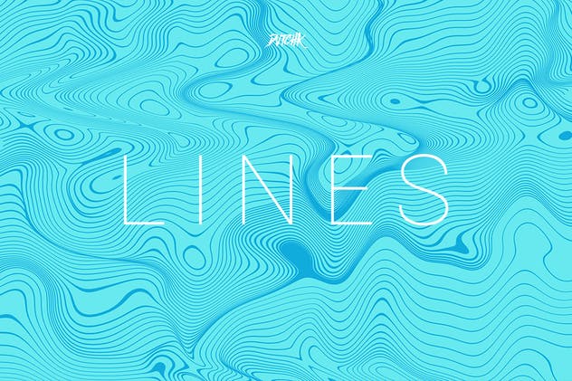 抽象线条波浪背景（第03卷） Lines | Abstract Wavy Backgrounds | Vol. 03插图(1)