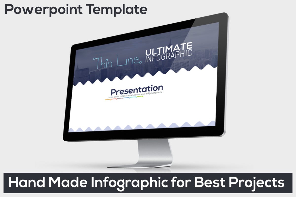 会计管理/业务报告多用途细线信息图表PPT模板 Ultimate Thin Line Powerpoint Infographic插图