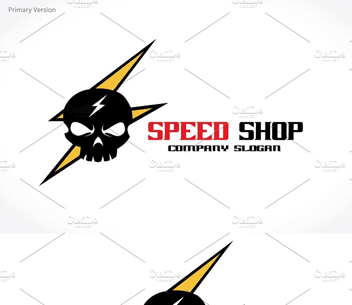 快递/速递企业Logo模板  Speed Shop Logo插图3