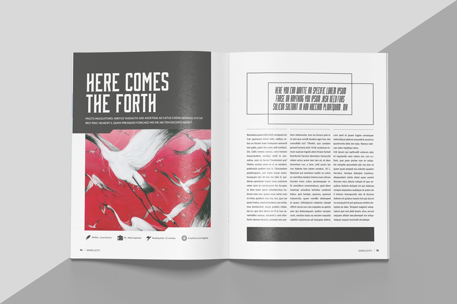 创意设计杂志版式设计模板 Create Magazine Template插图(5)
