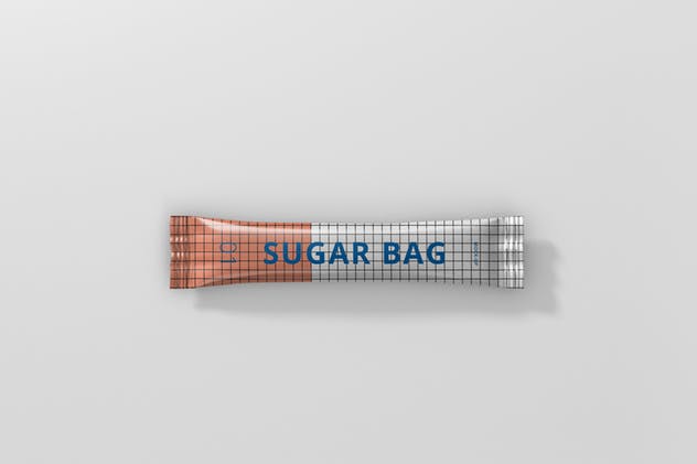 高分辨率食糖小袋包装样机 Sugar Bag Mockup插图(9)