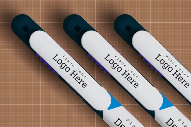 圆珠笔签字笔样机模板v9 Pen Mockup V.9插图(3)