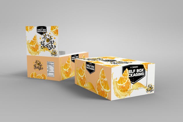 零售货架商品包装盒样机v2 VOLUME 2: Retail Shelf Box Packaging Mockups插图(13)