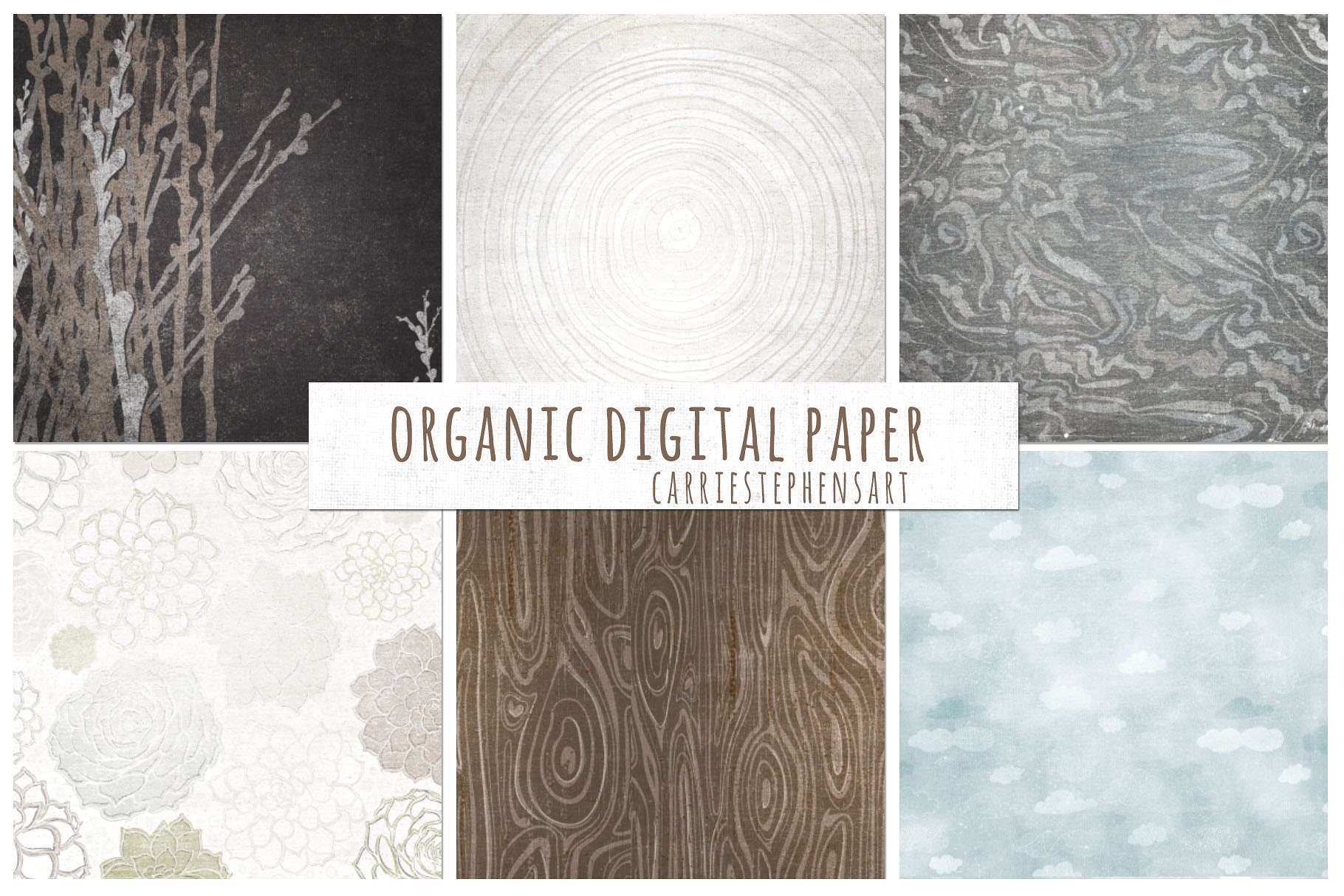 纯天然有机纹理背景 Natural Organic Textured Backgrounds插图(2)