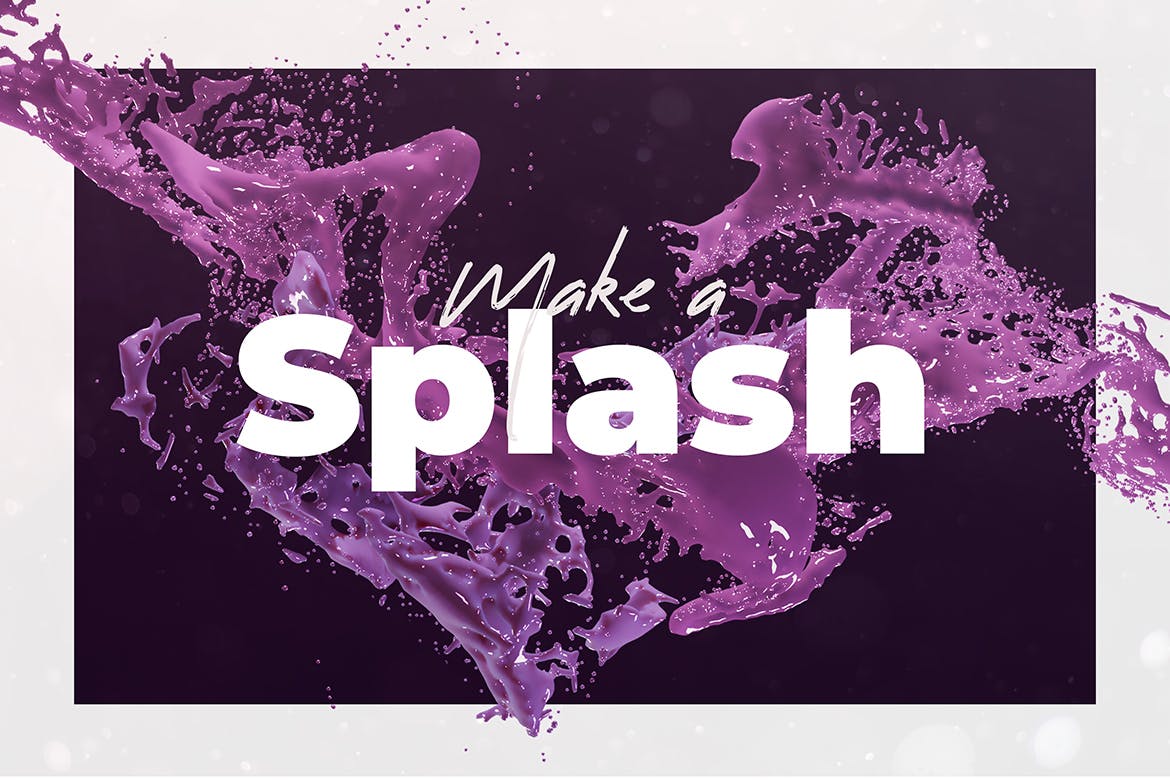 16款彩色液体颜料飞溅图案背景素材 Splash – Fluid Collection插图(6)