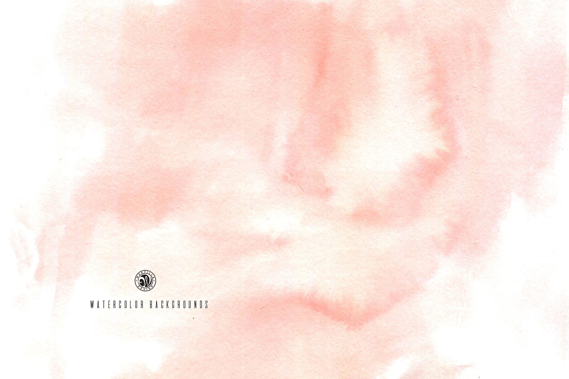 不规则抽象晕染粉彩剪贴画 Watercolor Pink Backgrounds插图(4)